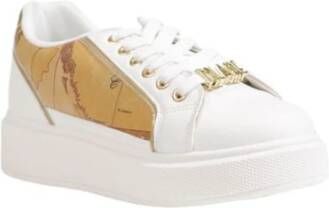 Alviero Martini 1a Classe Moderne polyurethaan sneaker damescollectie White Dames