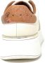 Alviero Martini 1a Classe Off-White Geo Inzet Sneakers 1983 Beige Dames - Thumbnail 4