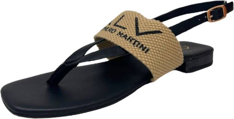 Alviero Martini 1a Classe Slippers Black Dames