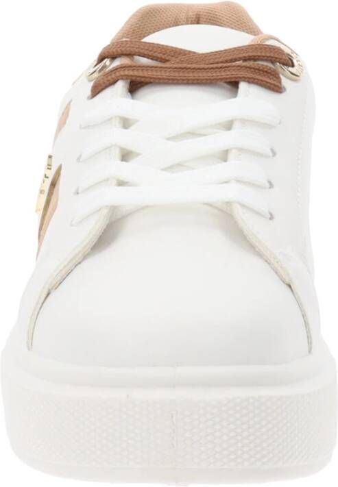 Alviero Martini 1a Classe Sneakers van Kunstleer Stijlvol Casual Chic White Dames