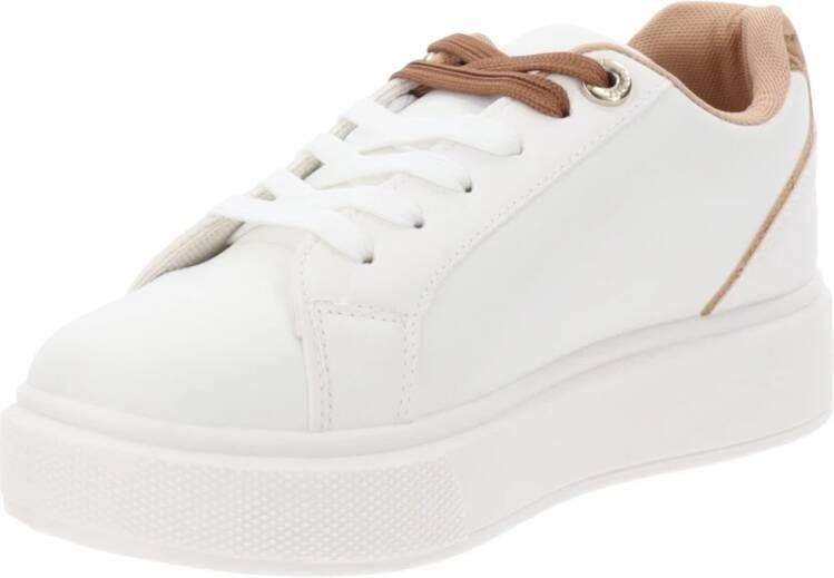 Alviero Martini 1a Classe Sneakers van Kunstleer Stijlvol Casual Chic White Dames