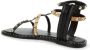 Alviero Martini 1a Classe Studded Two-Tone Sandals with Ankle Closure Black Dames - Thumbnail 2