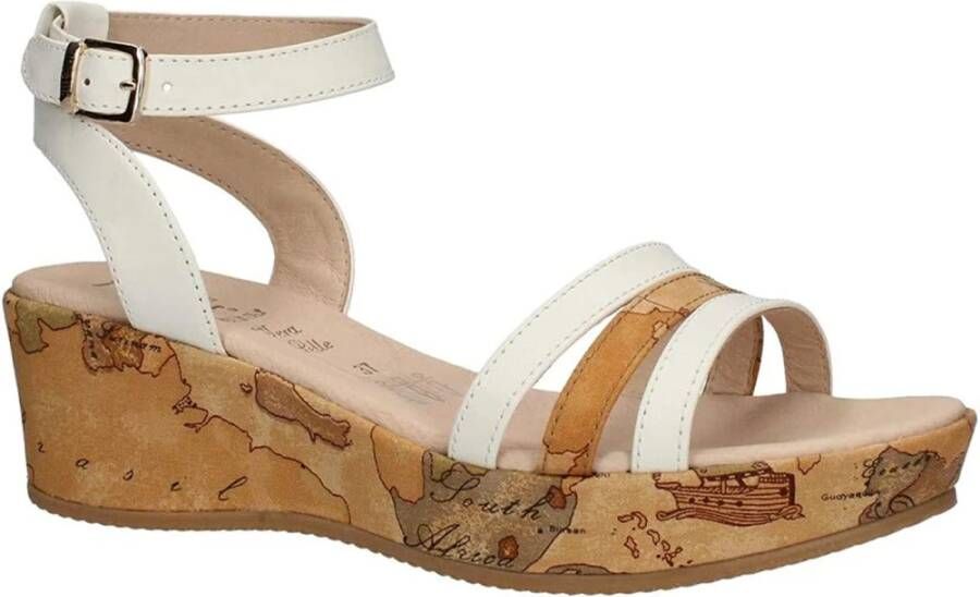 Alviero Martini 1a Classe Wig Sandalen White Dames