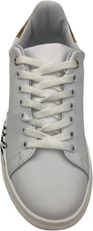 Alviero Martini 1a Classe Witte Leren Sneakers met Inzetstukken White Dames