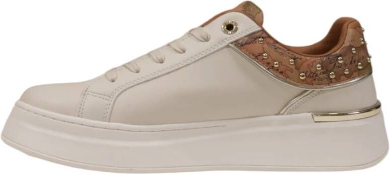 Alviero Martini 1a Classe Witte Rubberen Veterschoenen White Dames