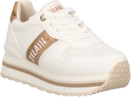 Alviero Martini 1a Classe Witte Sneakers Geo Classic Design White Dames