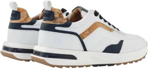 Alviero Martini 1a Classe Witte Sneakers Klassieke Stijl Multicolor Heren