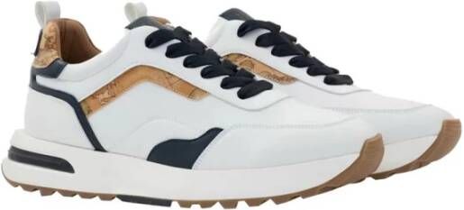 Alviero Martini 1a Classe Witte Sneakers Klassieke Stijl Multicolor Heren