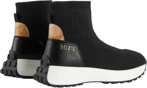 Alviero Martini 1a Classe Zwarte Sneakers Geo Classic Stijl Black Dames