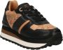 Alviero Martini 1a Classe Zwarte Sneakers met Geo Classic Print Black Dames - Thumbnail 2