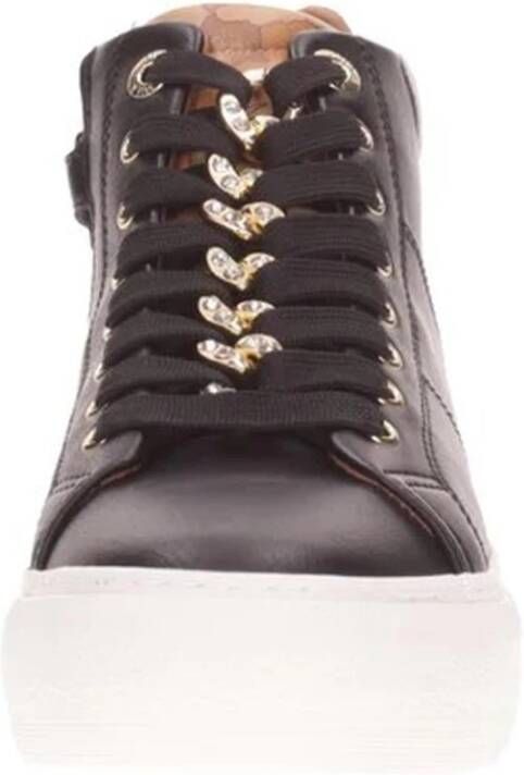 Alviero Martini 1a Classe Zwarte sneakers met veters Black Dames