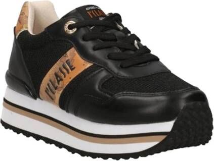 Alviero Martini 1a Classe Zwarte Sneakers Uniek Design Casual Trendy Black Dames