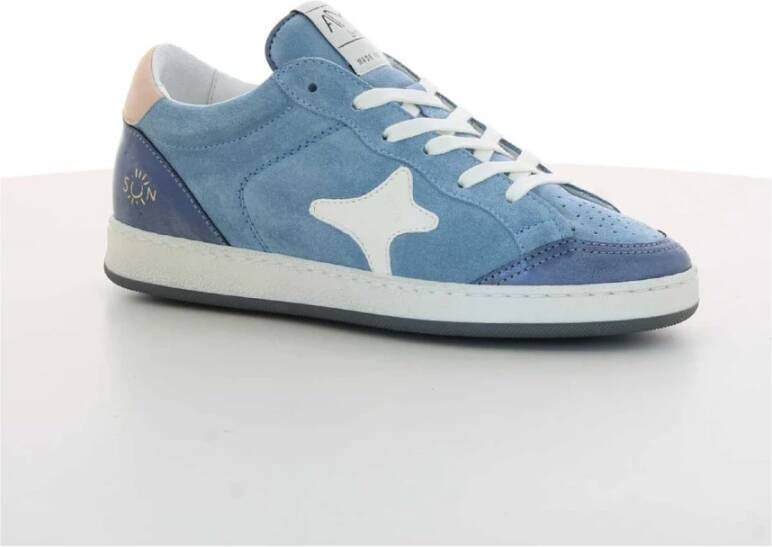 Ama Brand Blauwe Damesschoenen Stijlvol Model Blue Dames