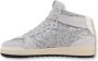 Ama Brand Glitter Sneaker met Uitneembare Binnenzool Gray Dames - Thumbnail 2