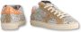 Ama Brand Glitter Sneakers met Oranje Details Beige Dames - Thumbnail 3