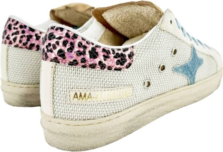 Ama Brand Heldere Blauwe Sneakers Multicolor Dames