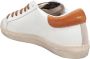 Ama Brand Wit Cognac Leren Sneakers Aw24 White Heren - Thumbnail 3