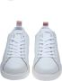 Ama Brand Witte en roze leren sneakers White Heren - Thumbnail 2