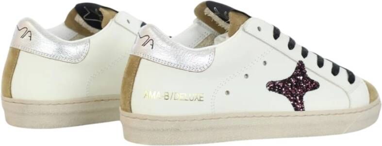 Ama Brand Witte Sneakers Model 2902 SNK White Dames