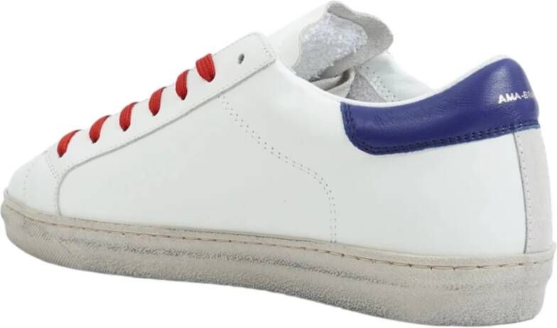 Ama Brand Witte Sneakers Multicolor Heren