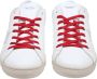 Ama Brand Witte Blauwe Leren Sneakers met Kleurrijke Details White Heren - Thumbnail 2