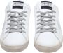 Ama Brand Wit zwarte leren sneakers Ss24 White Heren - Thumbnail 2