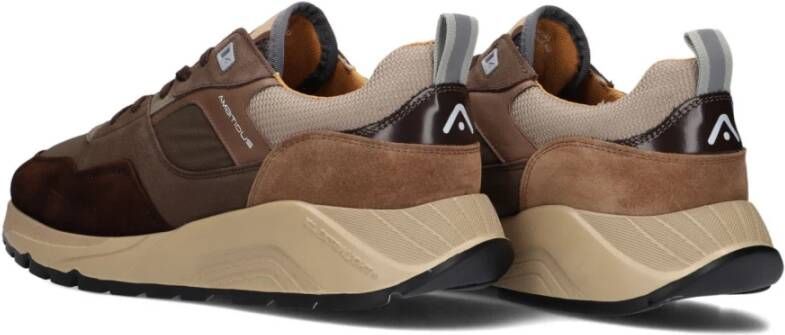 Ambitious Bruine Casual Sneakers Strider Brown Heren