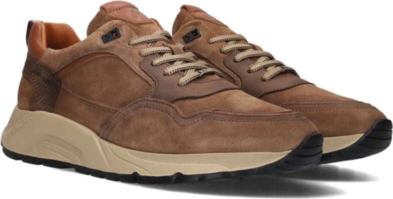 Ambitious Bruine Casual Sneakers Strider Brown Heren