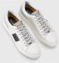 Ambitious Casual Leren Sneaker met Contrastdetails White Heren - Thumbnail 3