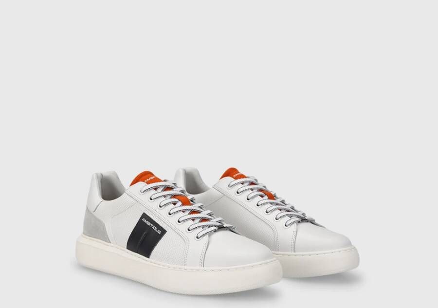 Ambitious Eclipse Logo Sneaker White Heren