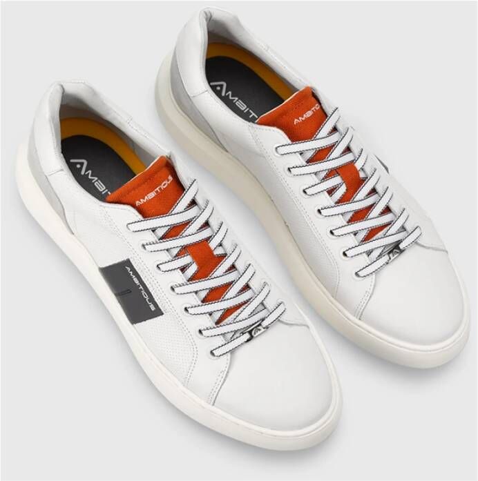 Ambitious Eclipse Logo Sneaker White Heren