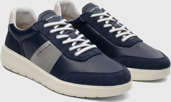 Ambitious FlexSole Leren Sneaker Blue Heren