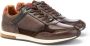 Ambitious Heren leren en technische stof sneakers Brown Heren - Thumbnail 2