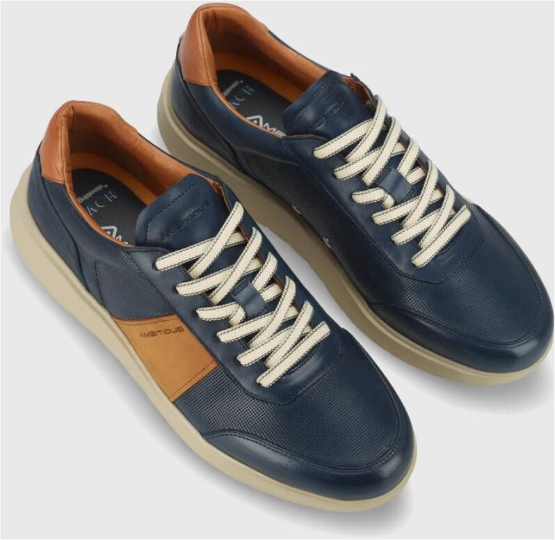 Ambitious Hover Comfort Sneaker Blue Heren