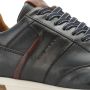 Ambitious Blauwe Leren Hardloopsneakers met Bruine Details Blauw Heren - Thumbnail 5