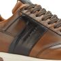 Ambitious Cognac Combi Leren Hardloopsneaker Brown Heren - Thumbnail 5