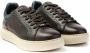 Ambitious Bruine Leren Sneakers met Blauwe en Bruine Accenten Brown Heren - Thumbnail 3