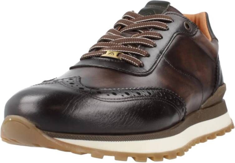 Ambitious Sportieve Vetersneakers Brown Heren