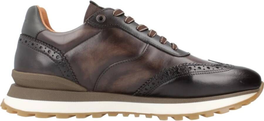 Ambitious Sportieve Vetersneakers Brown Heren