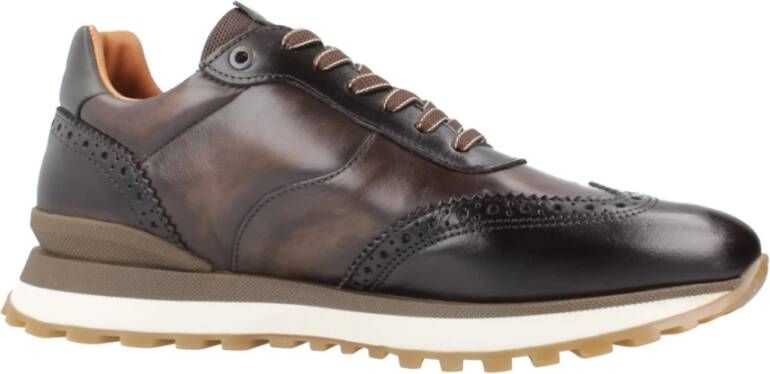 Ambitious Sportieve Vetersneakers Brown Heren