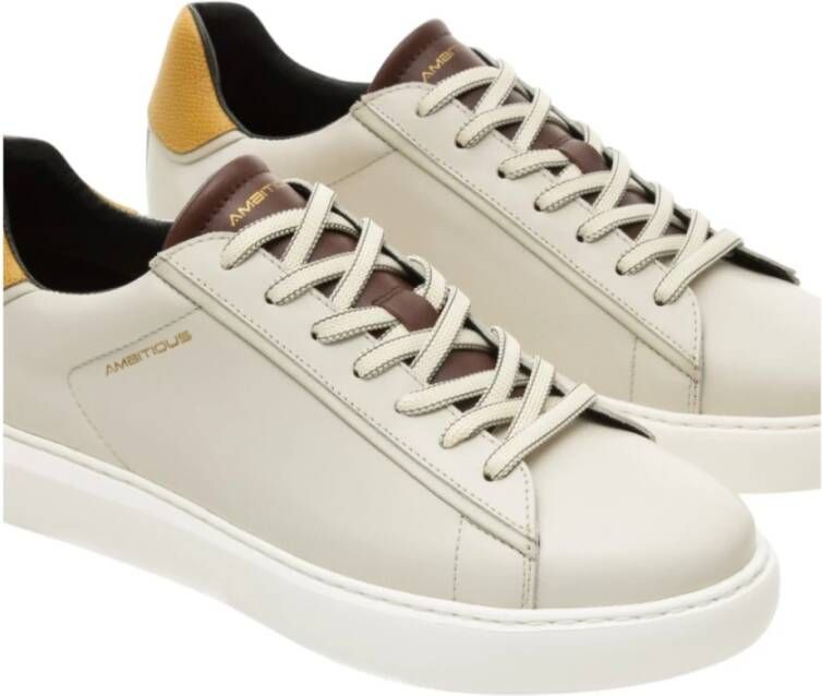 Ambitious Stijlvolle Sneakers voor dagelijks gebruik Beige Heren