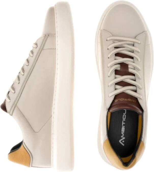 Ambitious Stijlvolle Sneakers voor dagelijks gebruik Beige Heren