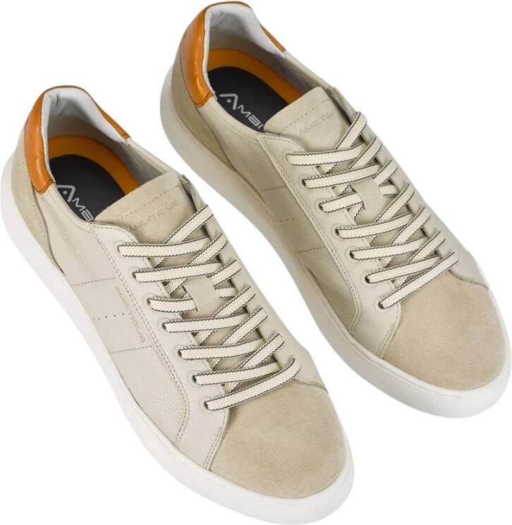 Ambitious Stijlvolle Sneakers voor Dagelijks Gebruik Beige Heren