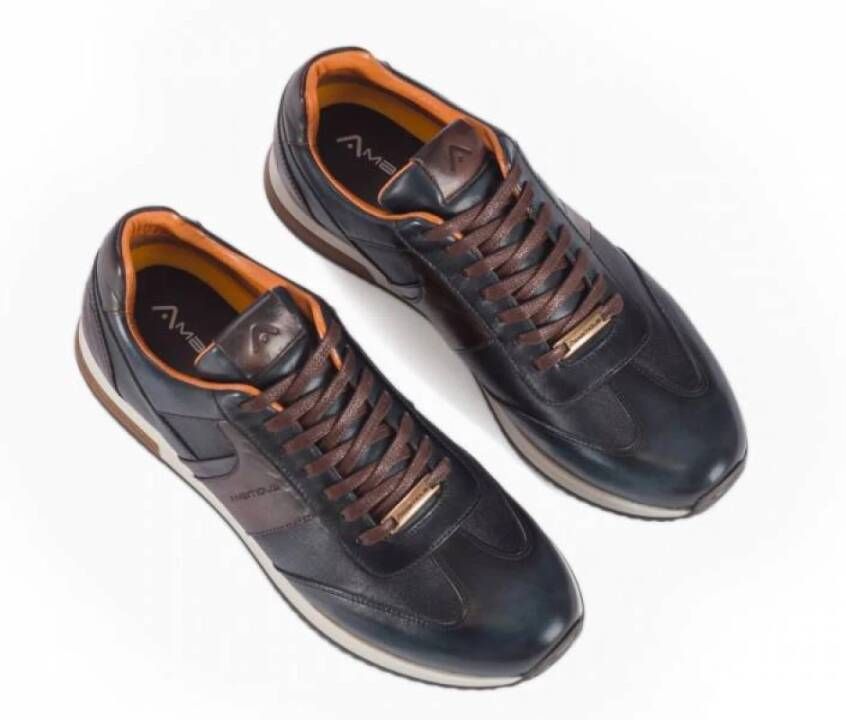 Ambitious Stijlvolle Sneakers voor Mannen en Vrouwen Blue Heren