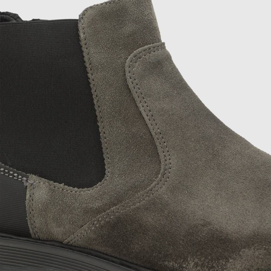 Ambitious Urban Chunky Suede Chelsea Boots Gray Heren