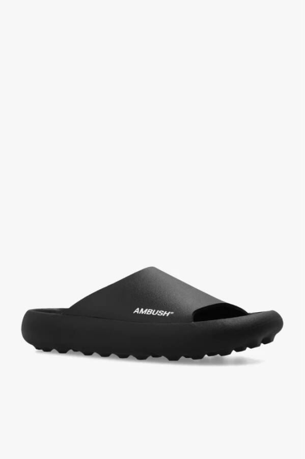 Ambush Slippers met logo Zwart Dames