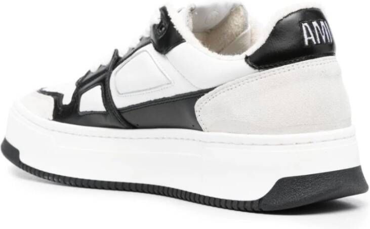 Ami Paris 101 Wit Zwart Arcade Sneakers Wit Dames