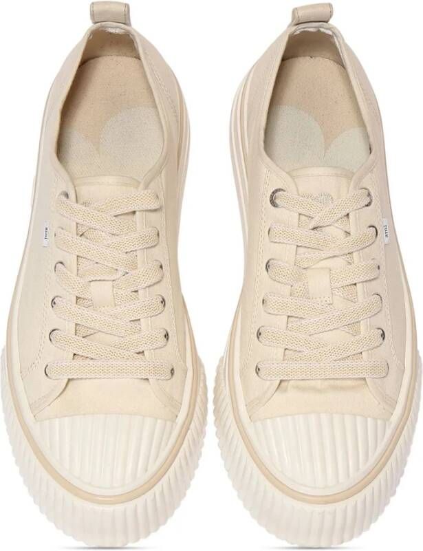 Ami Paris Beige Katoenen Sneakers Beige Heren