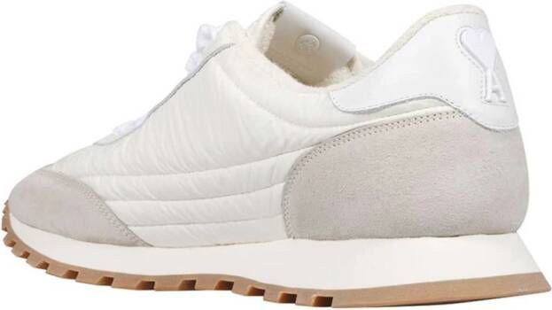 Ami Paris Casual Canvas Sneakers White Heren