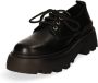 Ami Paris Gestructureerde Leren Derby Schoenen Black - Thumbnail 3